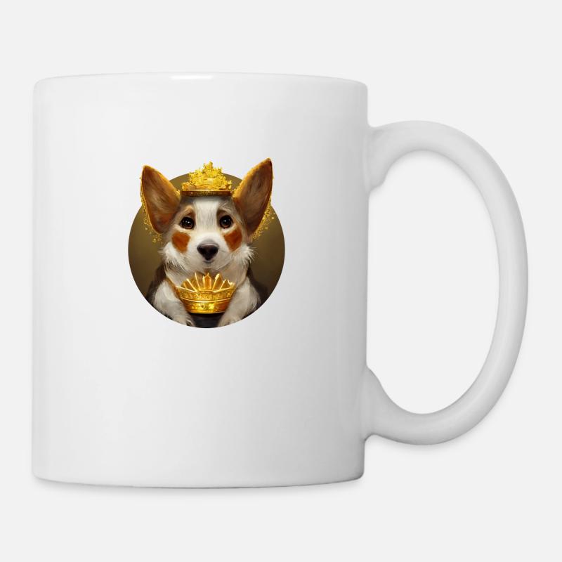Corgi Reine - Mug blanc - blanc