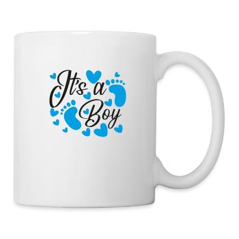 Its A Boy Pregnancy - Mug blanc - blanc - Droite