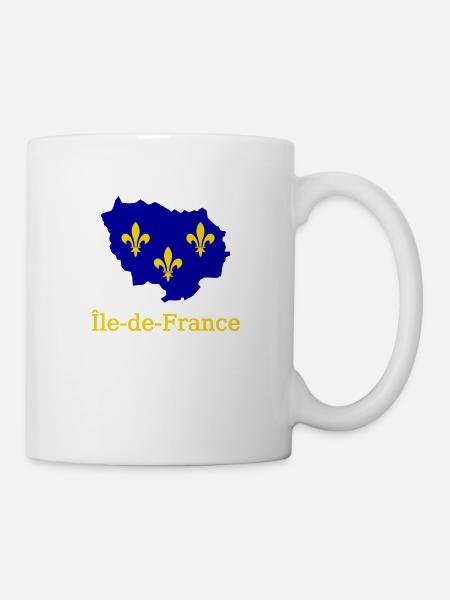 Île de France - Tasse - Weiß