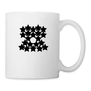 Sterne - Tasse - Weiß - Rechts