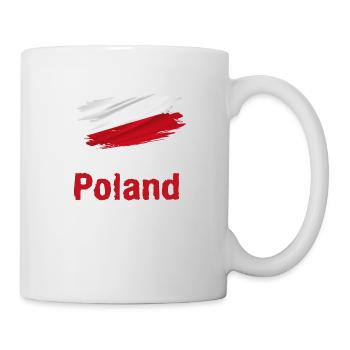 Flag Patriot Gift Home Country Flag Poland - Mug - white - Right