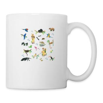 die drei Forscher in Brasilien - Tasse - Weiß - Rechts