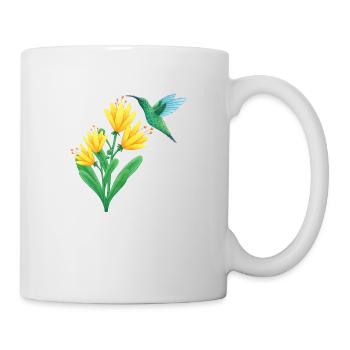 kleiner Kolibri - Tasse - Weiß - Rechts