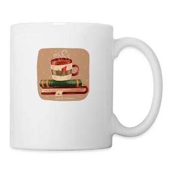 Reading and tea - Mug - white - Right