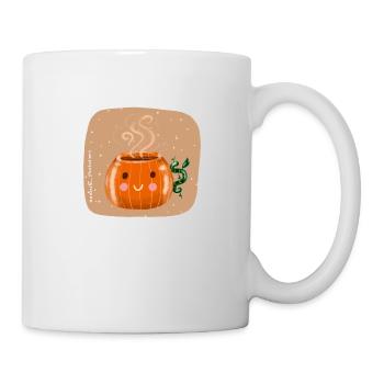Tasse Kürbis - Tasse - Weiß - Rechts