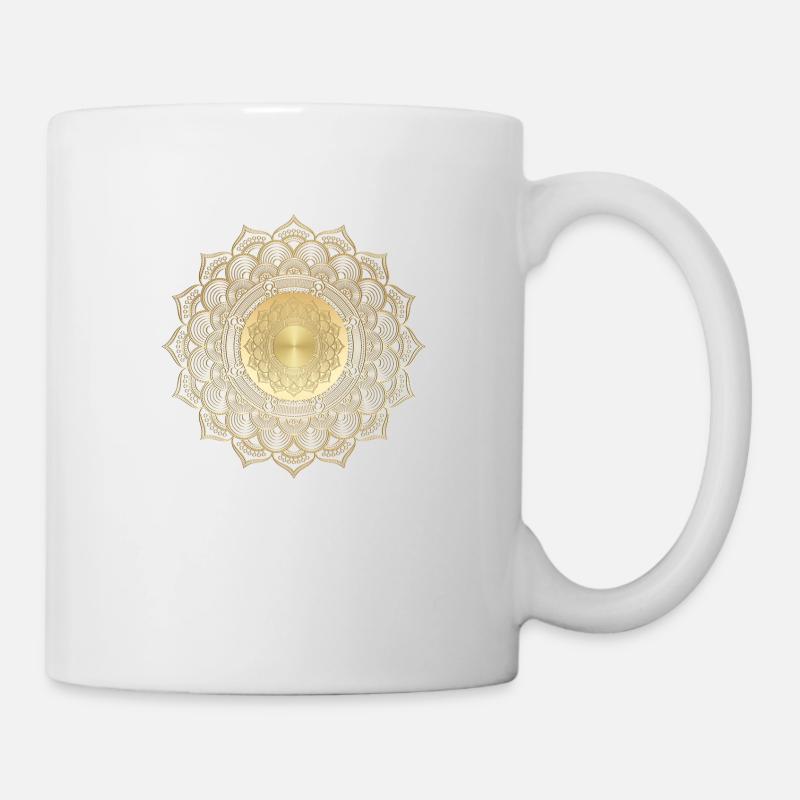 MANDALA 021 - Mug blanc - blanc