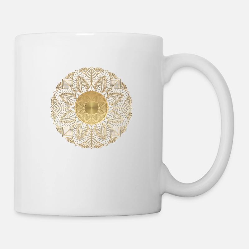 MANDALA 022 - Mug blanc - blanc