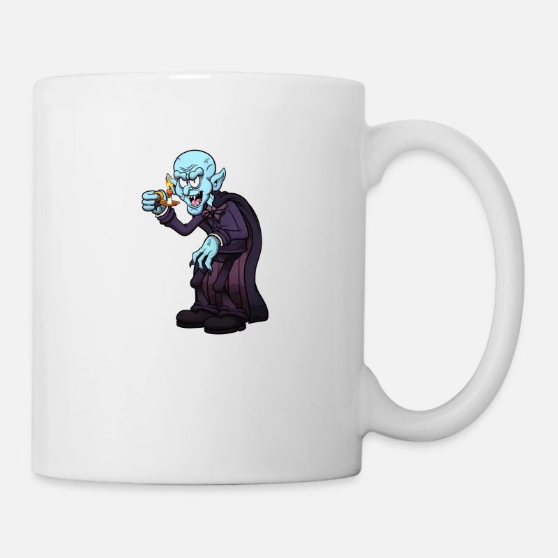 Creepy Vampire - Mug - white