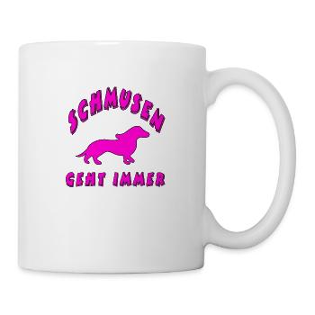 Dackel - Tasse - Weiß - Rechts