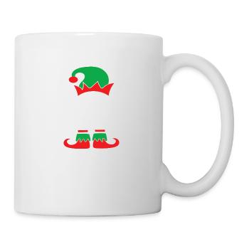 Je suis le Noël elfe toujours en retard - Mug blanc - blanc - Droite