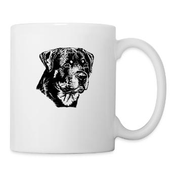 Rottweiler Dog - Mug - white - Right