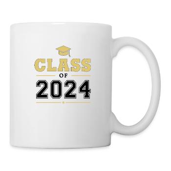 Class of 2024 Graduate Shirt Senior - Mug - white - Right