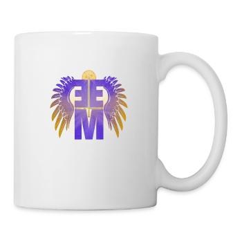 EEM = Erzengel Michael mit Schwert und Flügeln - Tasse - Weiß - Rechts