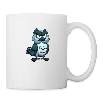 Böse Eule - Tasse - Weiß - Rechts