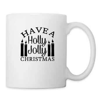 Have A Holly Jolly Christmas - Tasse - Weiß - Rechts