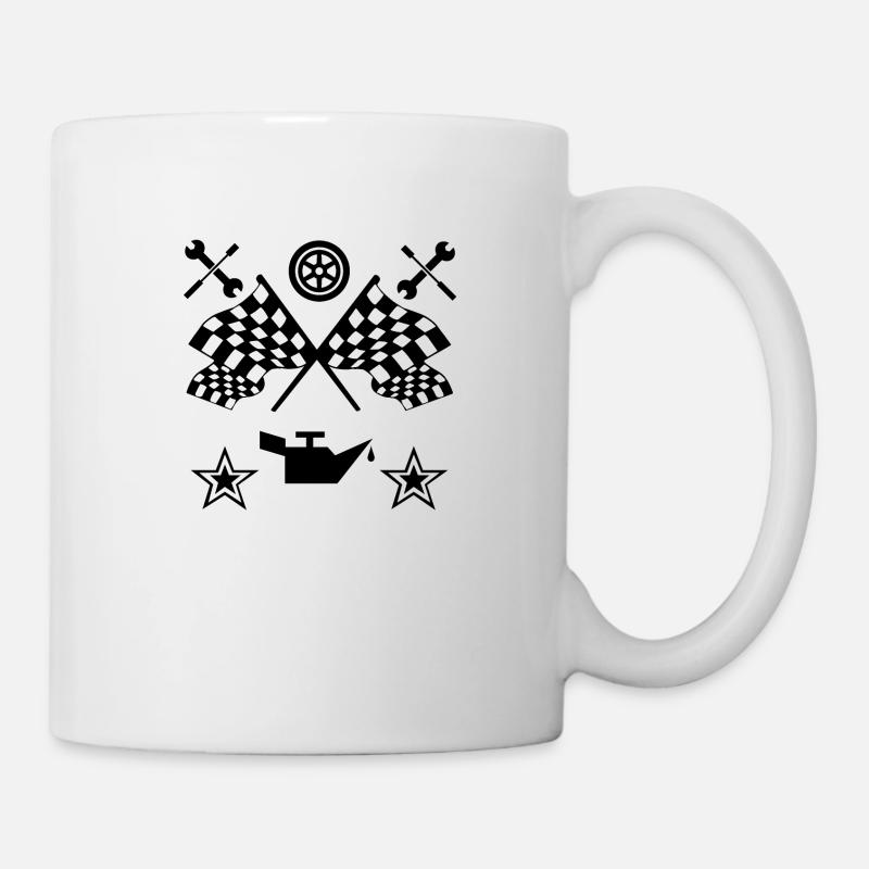 Auto - Tasse - Weiß