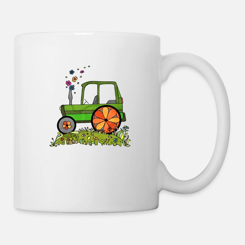 Traktor - Tasse - Weiß