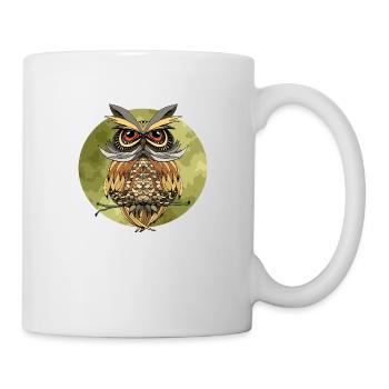 Oiseau - Mug blanc - blanc - Droite