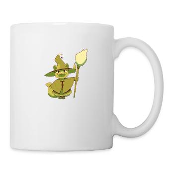 Anime Hexe Katze - Tasse - Weiß - Rechts