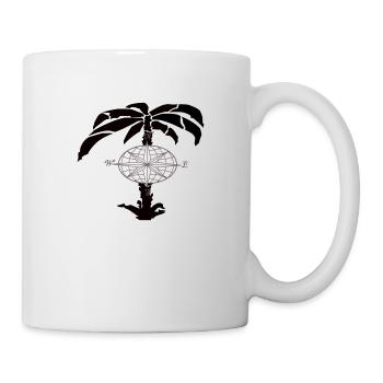 Palme - Tasse - Weiß - Rechts