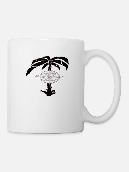 Black Palm - Mug - white