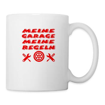 Garage - Tasse - Weiß - Rechts