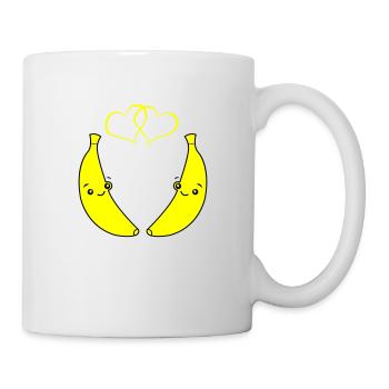 Bananas in Love - Tasse - Weiß - Rechts