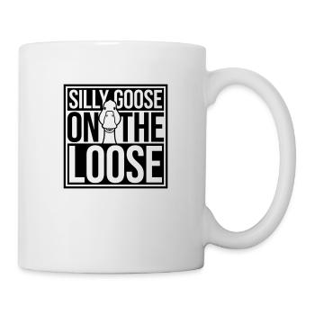 goose on the loose - Tasse - Weiß - Rechts