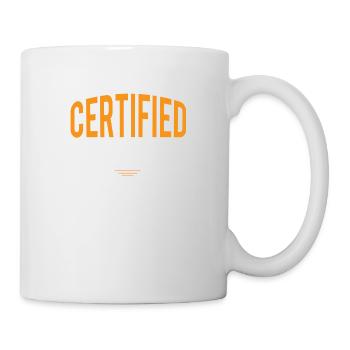 Certified Fishing Whisperer - Tasse - Weiß - Rechts