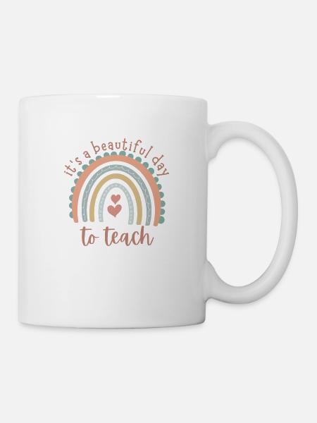 Lehrer Design - Tasse - Weiß