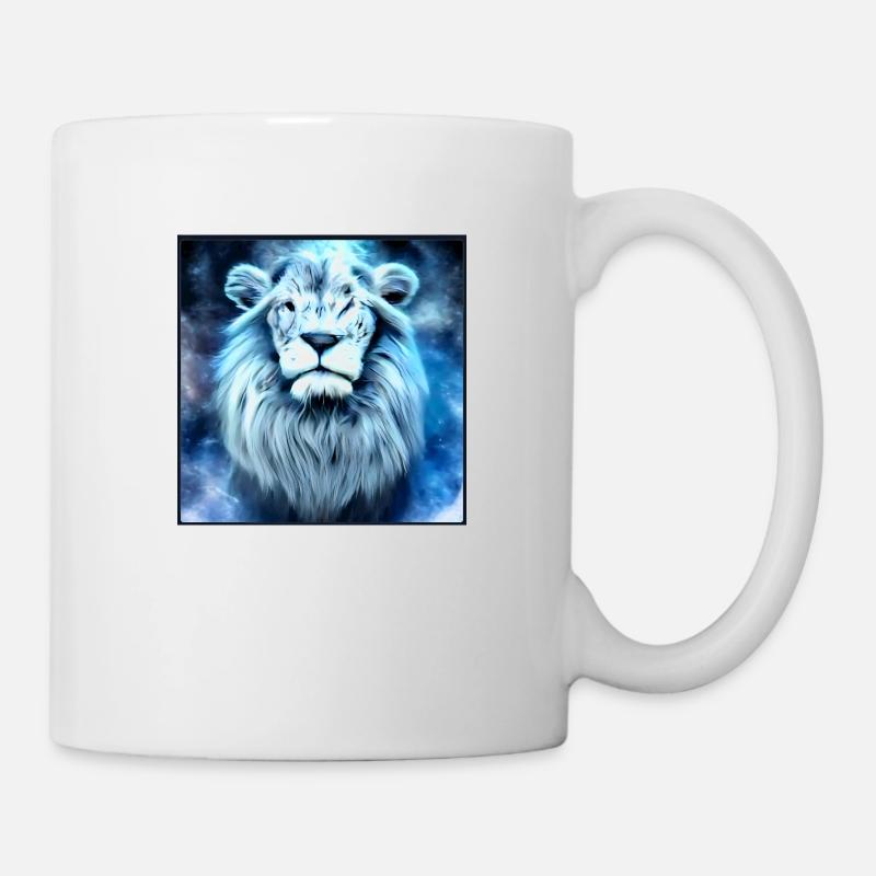 SURREALER LÖWE 1 - Tasse - Weiß