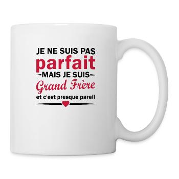 pas parfait mais grand-frère - Mug blanc - blanc - Droite