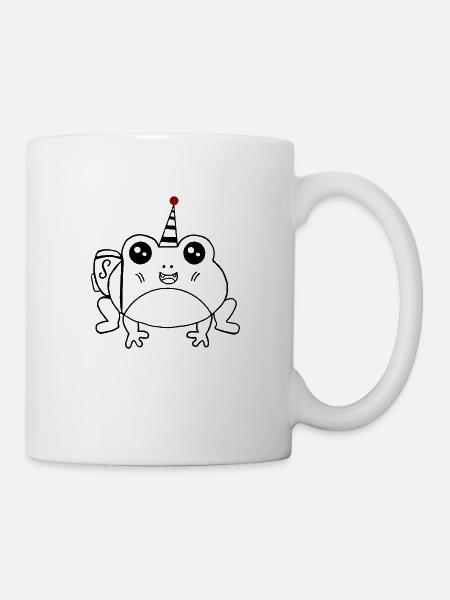 Silo of the frog (without color & background) - Mug - white