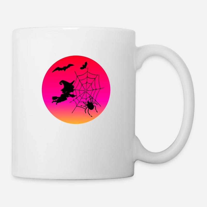 Hexenstunde - Halloween - Tasse - Weiß