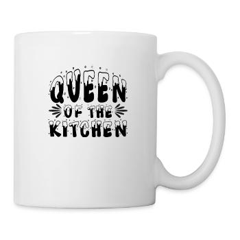 Queen Of The Kitchen - Tasse - Weiß - Rechts