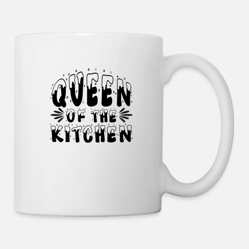 Queen Of The Kitchen - Tasse - Weiß