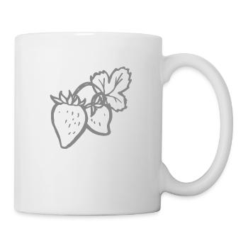 Strawberries Fruits Funny gift idea Fruit growing - Mug - white - Right