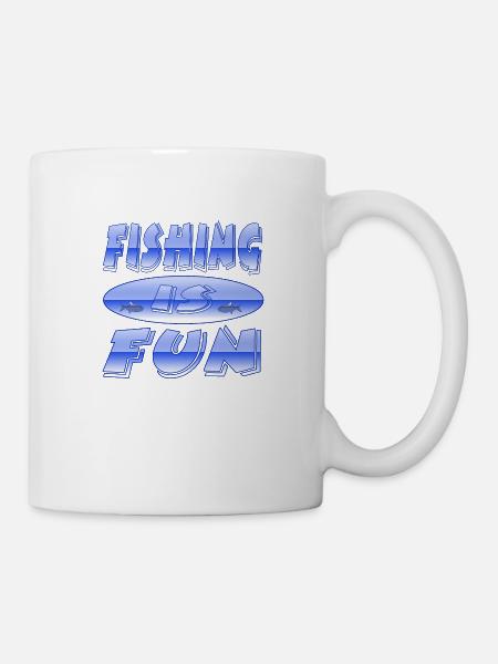 Angeln - Tasse - Weiß