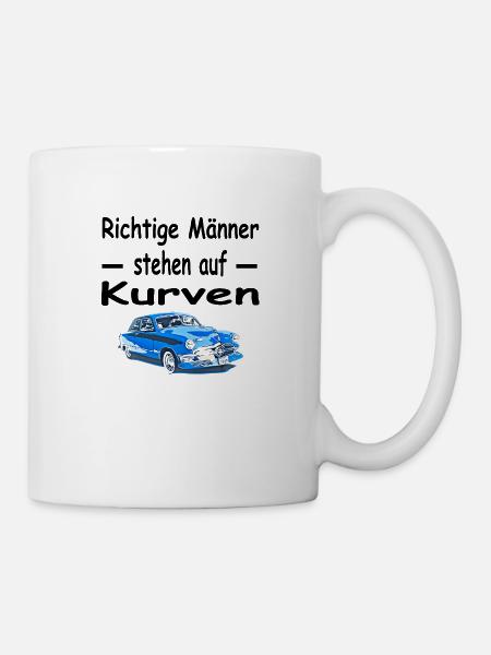 Auto - Tasse - Weiß