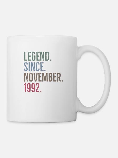 Légende depuis novembre 1992 - Mug blanc - blanc