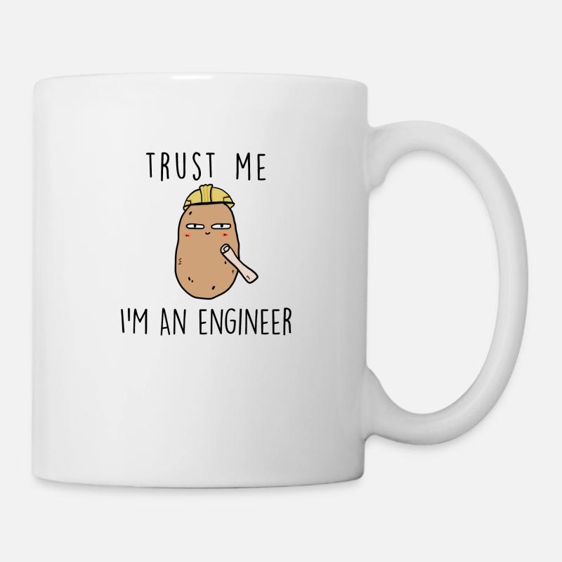 TRUST ME ENGINEER - Tasse - Weiß