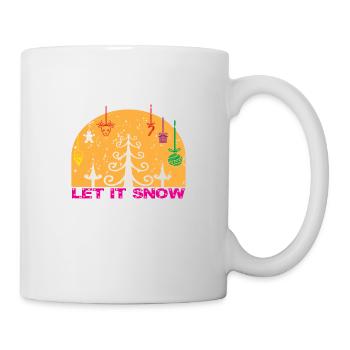 Let it Snow - Tasse - Weiß - Rechts