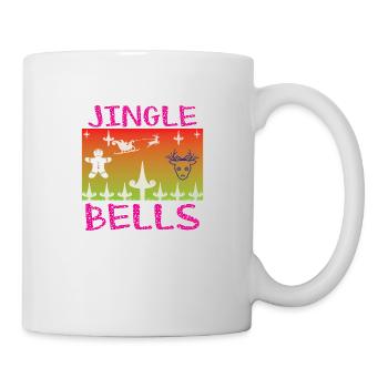 Jingle Bells - Tasse - Weiß - Rechts