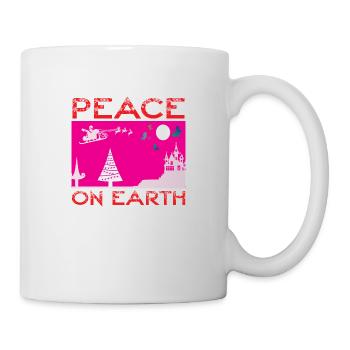 Paix sur Terre - Mug blanc - blanc - Droite