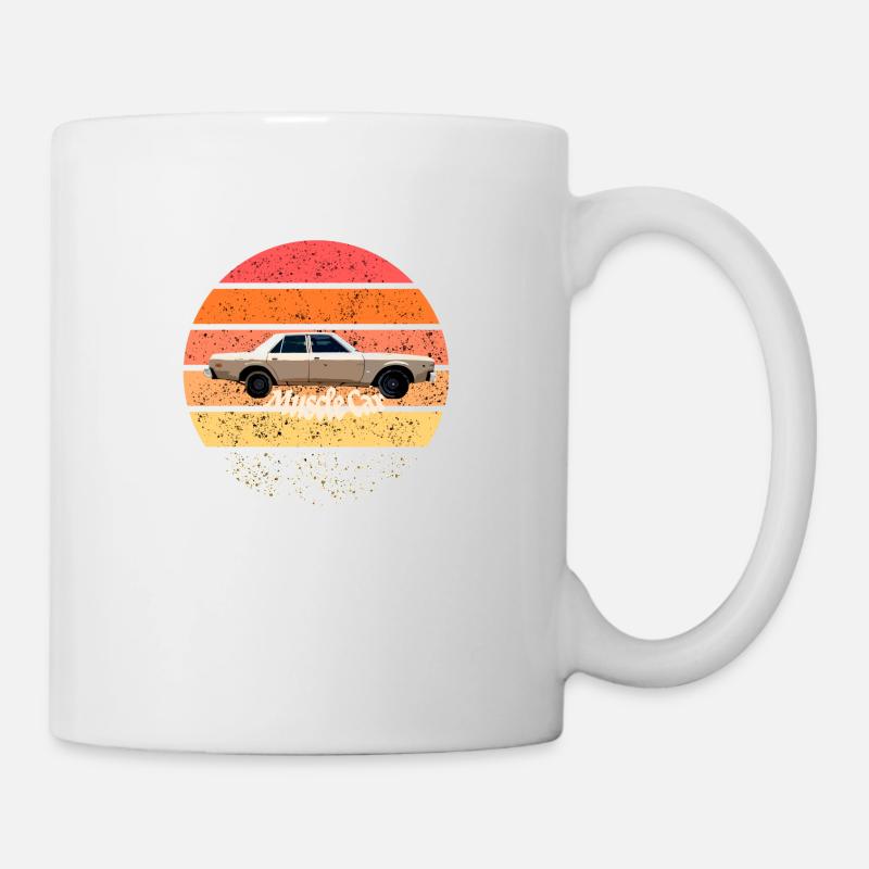 muscle car - Mug blanc - blanc