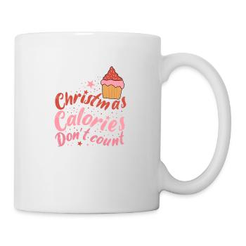Les calories de Noël ne comptent pas - Mug blanc - blanc - Droite