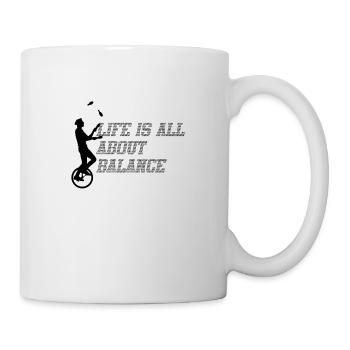 Life Is All About Balance - Mug - white - Right