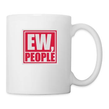 ew people citation drôle - Mug blanc - blanc - Droite