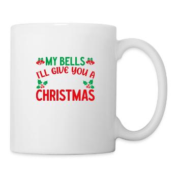 si vous jingle mes cloches mal vous donner un Noël blanc - Mug blanc - blanc - Droite
