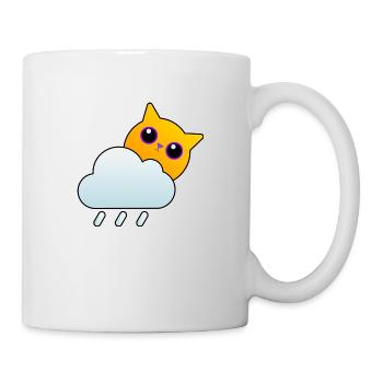 Cute Weather Cat - Mug - white - Right